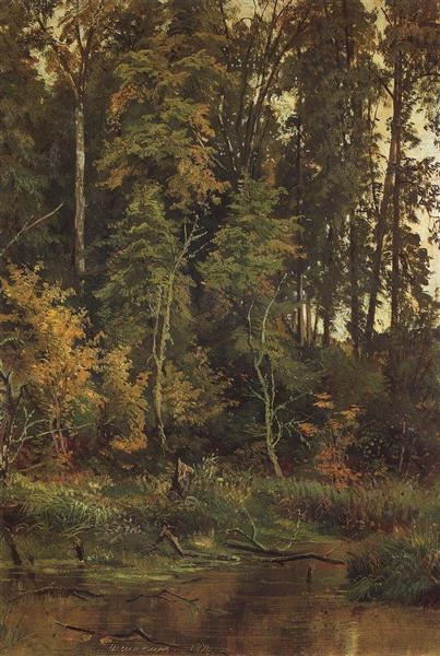 Go to the autumn, 1880 - Iván Shishkin