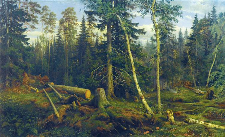Logging, 1867 - Iván Shishkin
