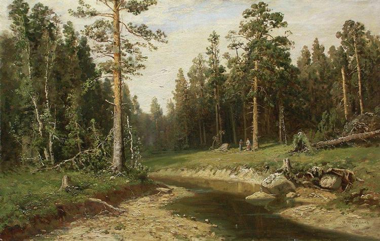 Floresta de Árvores Mastro, 1891 - Ivan Shishkin