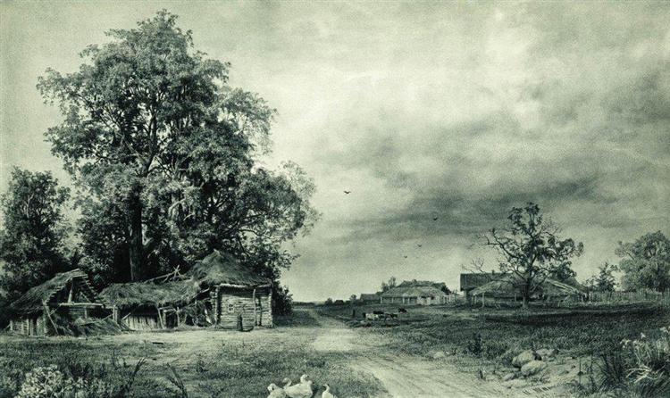 Village, 1874 - Ivan Shishkin