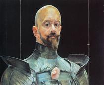 Self-portrait in Armour - Jacek Malczewski