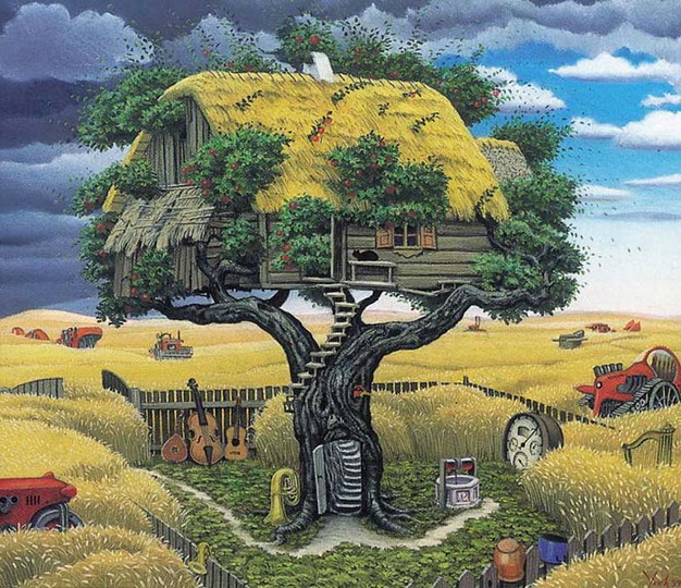 Harvesting Amok, 1999 - Jacek Yerka