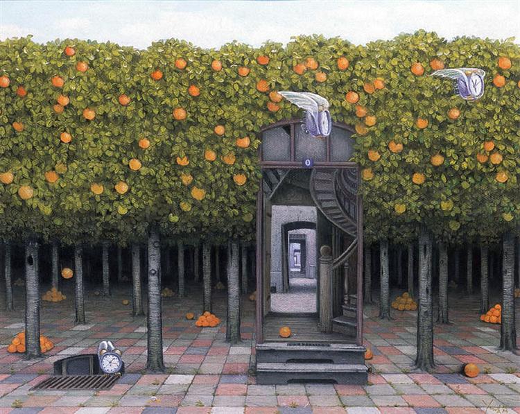 Orange grove - Jacek Yerka