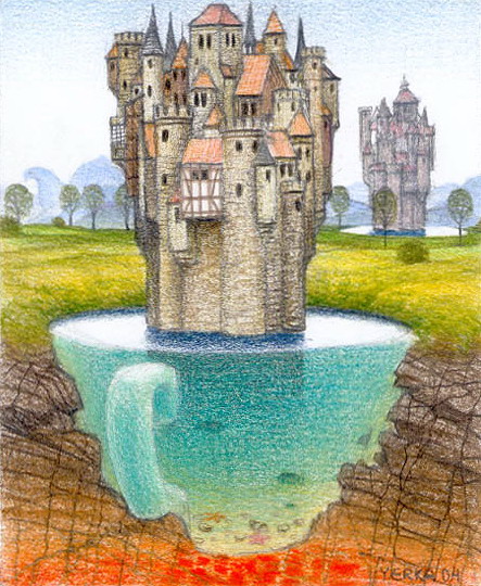 The Other Side of the Castle, 2004 - Jacek Yerka