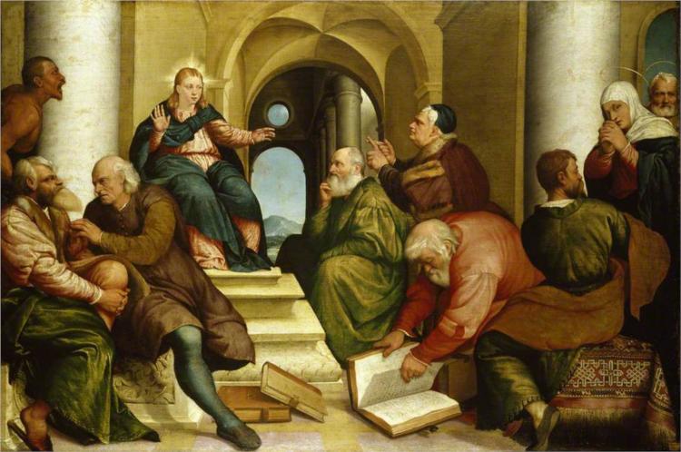Christ Among the Doctors, 1539 - Jacopo Bassano