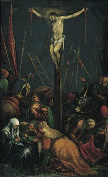 The Crucifixion, 1575 - 雅格布·巴萨诺