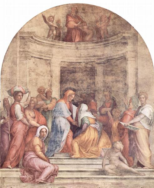 Visitation, c.1515 - Jacopo da Pontormo