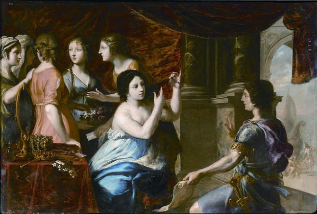Semiramis called to fight, 1637 - Jacques Stella