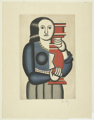 Woman with Jar, after Fernand Léger, 1928 - Jacques Villon