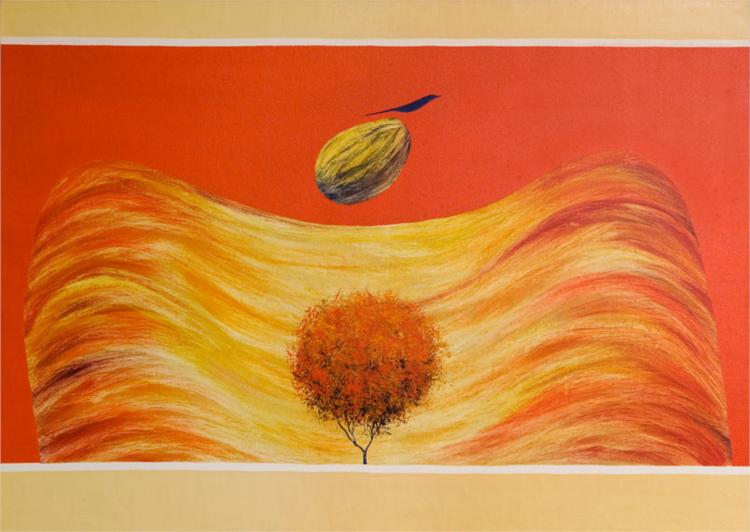 The Tree, the Bird, the Shadow, 1981 - Jagdish Swaminathan