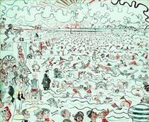 The Baths at Ostend - James Ensor