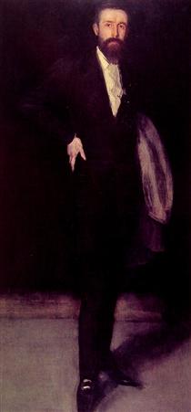 Arrangement in Black: Portrait of F.R. Leyland - Джеймс Эббот Макнил Уистлер