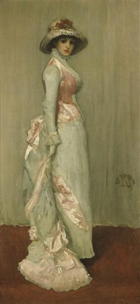 Harmony in Pink and Grey: Lady Meux, 1881 - Джеймс Вістлер