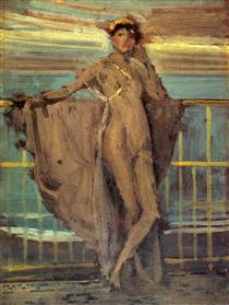 Sketch for Annabel Lee - James McNeill Whistler