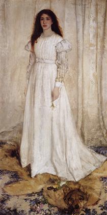 La Fille en blanc - James Abbott McNeill Whistler