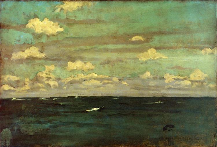 Violet and Silver - The Deep Sea, 1893 - 惠斯勒