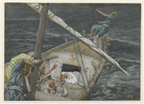 Jésus dormant pendant la tempête - James Tissot