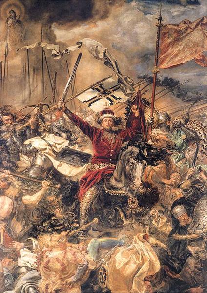 Battle of Grunwald, Witold  (detail) - 扬·马泰伊科