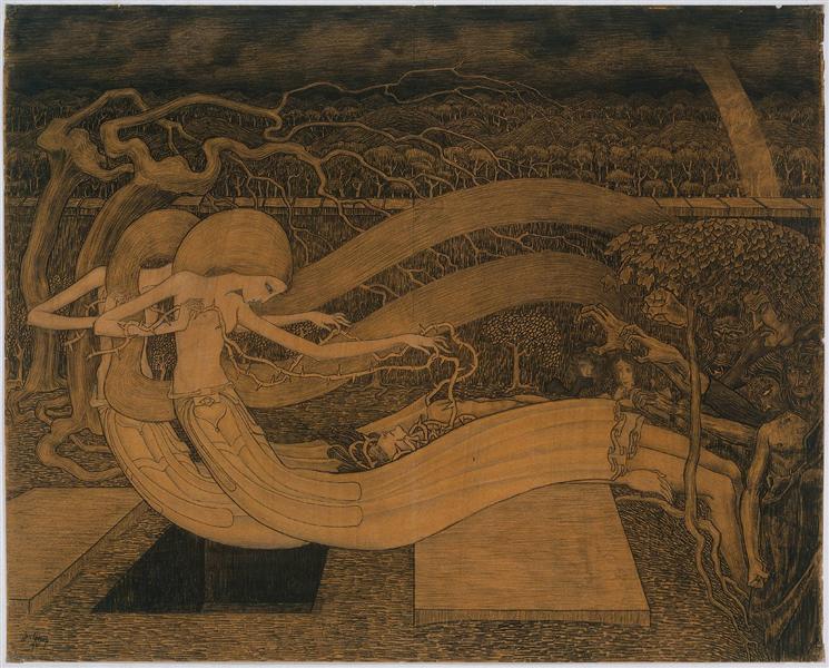 O grave, where is thy Victory, 1892 - Jan Toorop