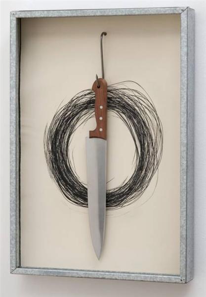 Untitled (Hanging Knife), 1991 - Jannis Kounellis
