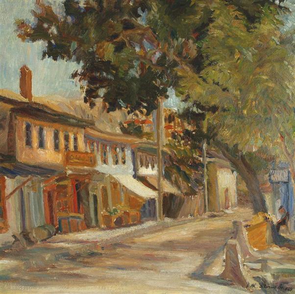 Stradă la Balcic, 1924 - Жан Александр Стериади