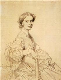 Madame Charles Gounod, born Anna Zimmermann - Jean Auguste Dominique Ingres