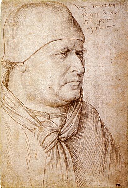 Portrait of a Papal Legate, 1451 - 1460 - Jean Fouquet