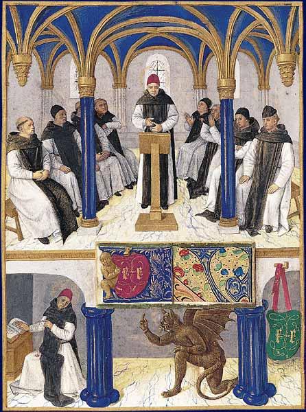 Saint Bernard, c.1455 - Жан Фуке