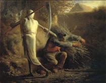 Death and the woodcutter - Jean-Francois Millet
