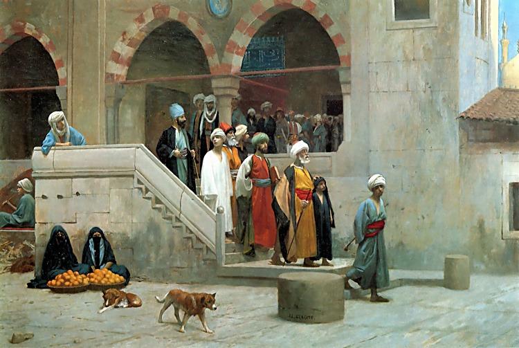 Leaving the Mosque - Jean-Léon Gérôme