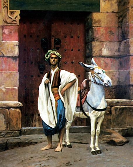 Sais and His Donkey - Жан-Леон Жером