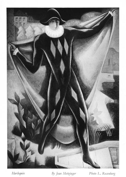 Embarkation of Harlequin (Arlequin), 1923 - Jean Metzinger