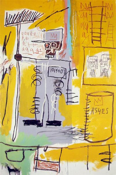 Ashes, 1981 - Jean-Michel Basquiat