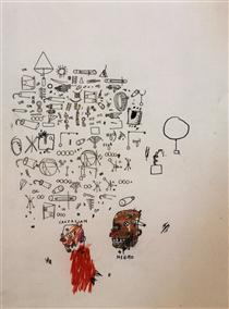 Caucasian, Negro - Jean-Michel Basquiat