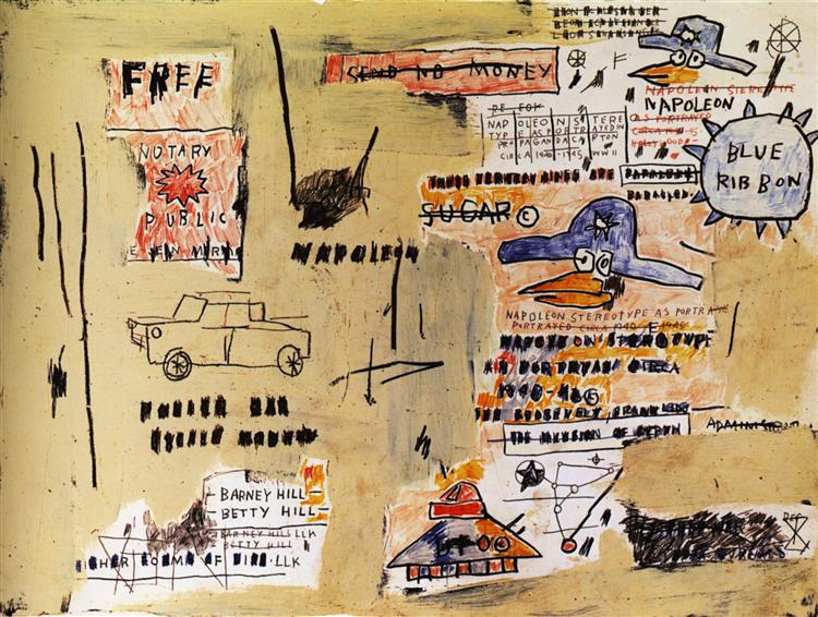 Napoleon Stereotype as Portrayed, 1983 - Jean-Michel Basquiat