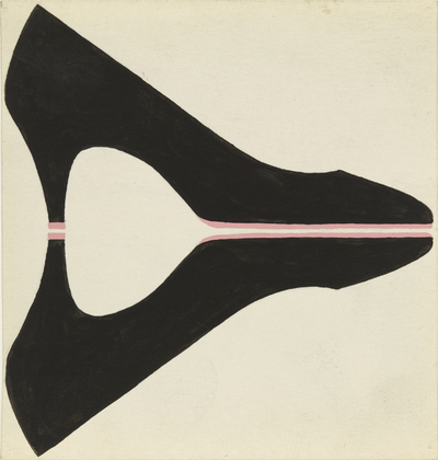 Glass Slippers, 1960 - Jo Baer