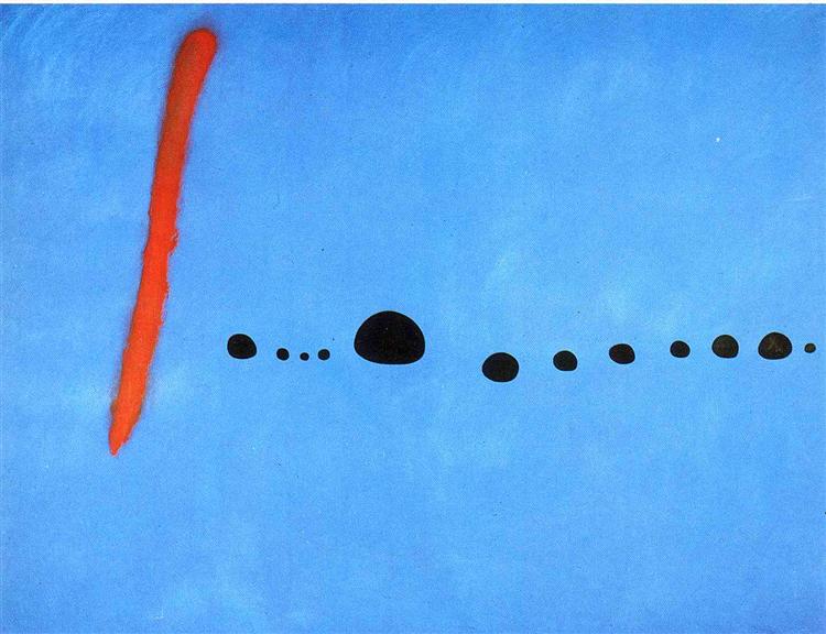 Blue II, 1961 - Joan Miró