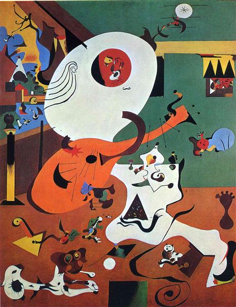 Dutch Interior I, 1928 - Joan Miro