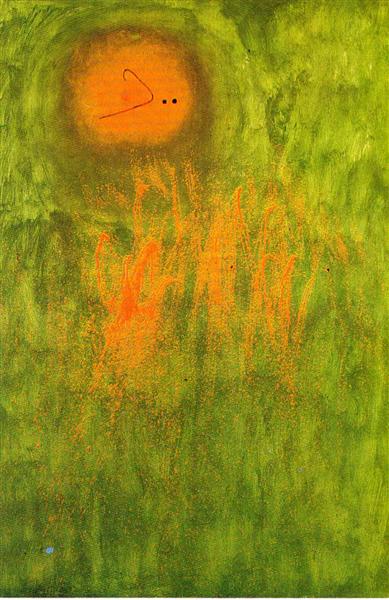 Hair Pursued by 2 Planets, 1968 - Жуан Міро