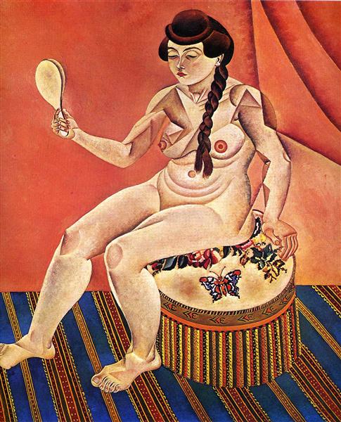 Nude with Mirror, 1919 - Жоан Миро