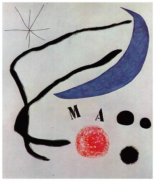 Poema I, 1968 - Joan Miró