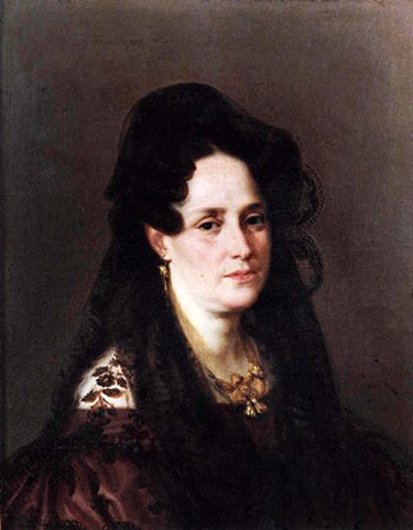 Retrato de uma mulher, 1830 - Joaquin Manuel Fernandez Cruzado