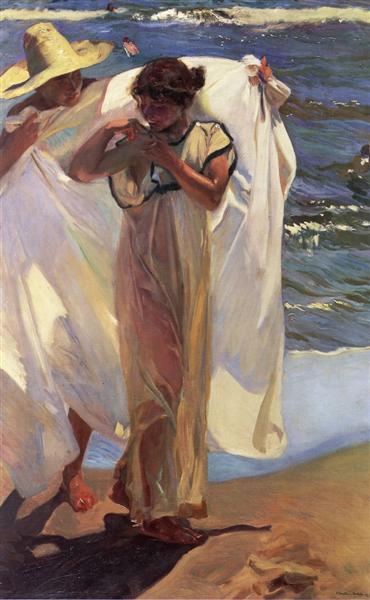 After the Bath, 1908 - Joaquín Sorolla y Bastida