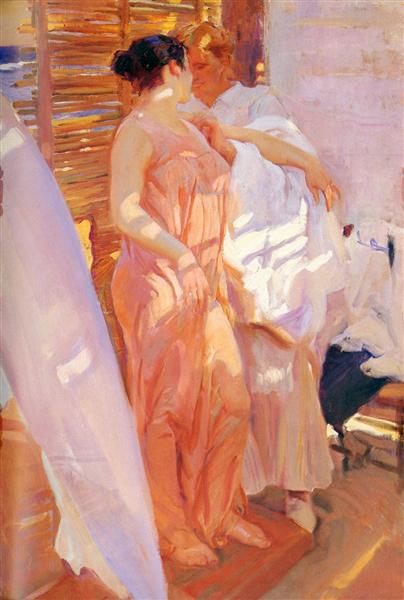 After the Bath, 1916 - Хоакін Соролья
