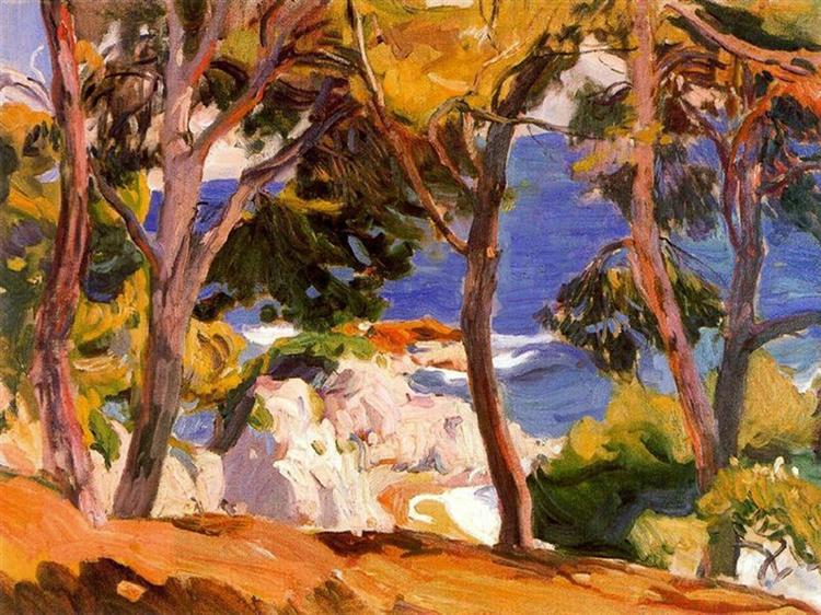 Coast at Santa Cristina, 1914 - Хоакин Соролья