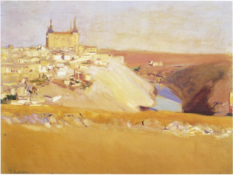 View of Toledo, 1912 - 霍金‧索羅亞