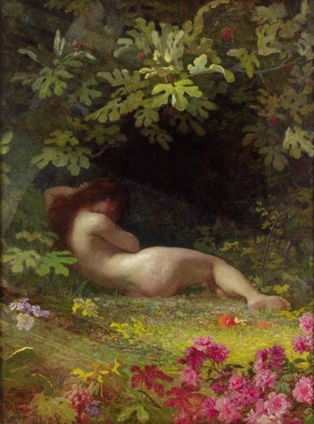 Eve after Falling Into Sin, 1883 - Иоганн Кёлер