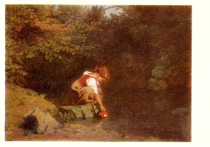 Girl at the Spring, 1862 - Johann Koler