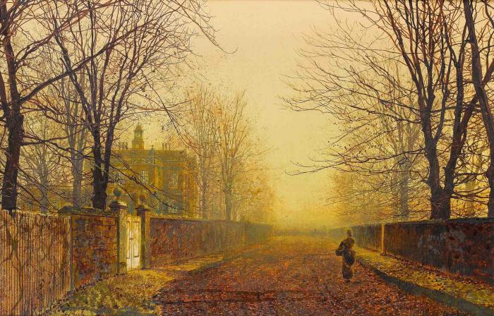 Golden Autumn - John Atkinson Grimshaw
