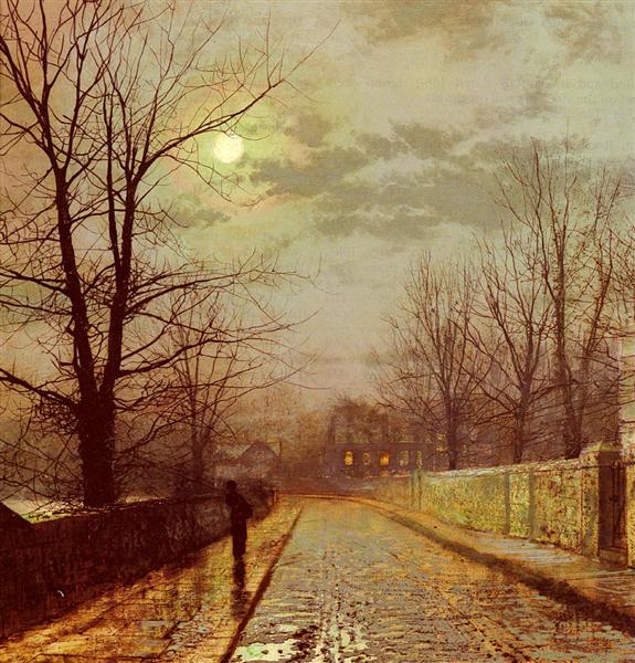 Lane In Cheshire, 1883 - John Atkinson Grimshaw